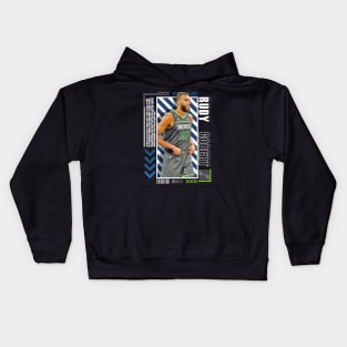 Rudy Gobert Paper Poster Version 10 Kids Hoodie